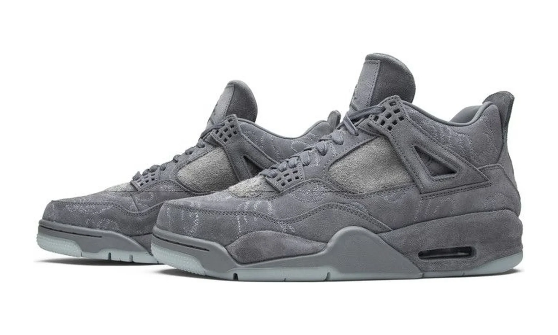 Air Jordan 4 KAWS Grey Cool Grey sneaker, foto 3