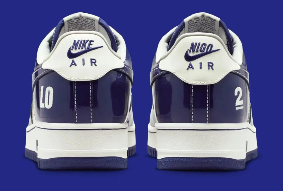 NIGO x Nike Air Force 1 Low ’01 ‘Last Orgy 2’ Sail / Loyal Blue / Loyal Blue sneaker, foto 2