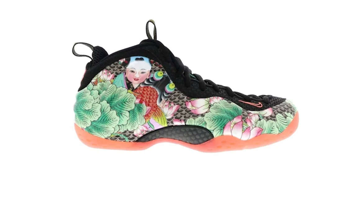 Nike Air Foamposite One Tianjin Black / Black-Lava Glow-Lakeside sneaker