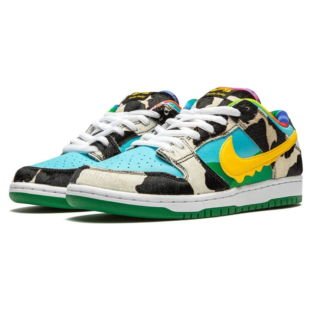 Nike SB Dunk Low Chunky Dunky White / Lagoon Pulse / Black / University Gold sneaker, foto 3
