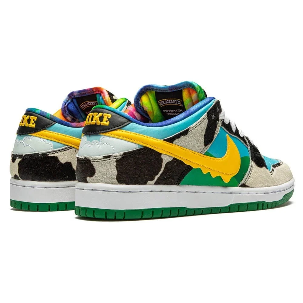 Nike SB Dunk Low Chunky Dunky White / Lagoon Pulse / Black / University Gold sneaker, foto 4