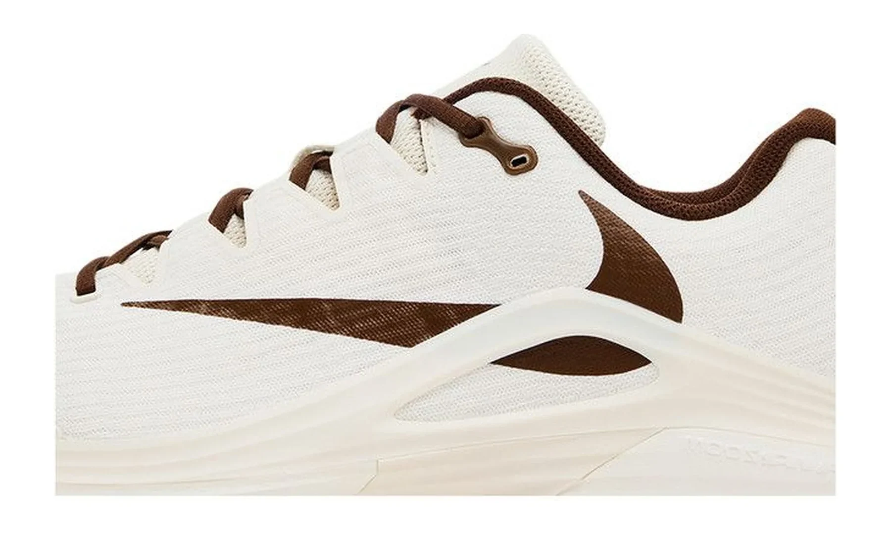 Travis Scott x Nike Court Air Zoom Vapor 12 HC Pale Ivory / Cacao Wow-Muslin-University Red sneaker, foto 5