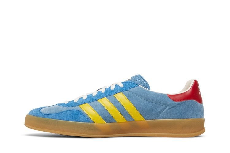 adidas x Gucci Gazelle Blue Yellow / Red sneaker, foto 3