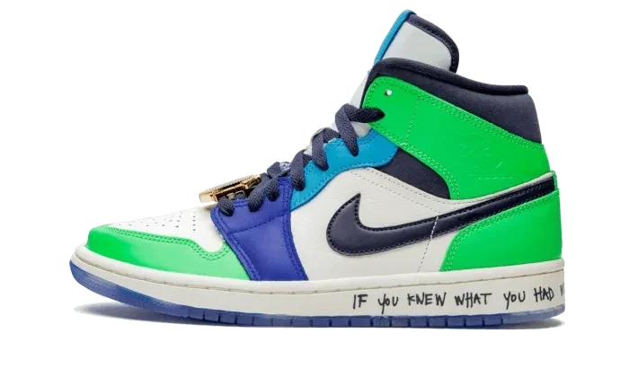 Air Jordan 1 Mid Fearless Melody Ehsani Sail / Obsidian-Multi-Color sneaker