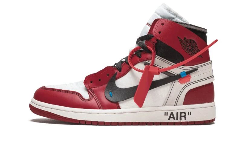 Air Jordan 1 Retro High Off-White Chicago "The Ten" Black-Varsity Red sneaker