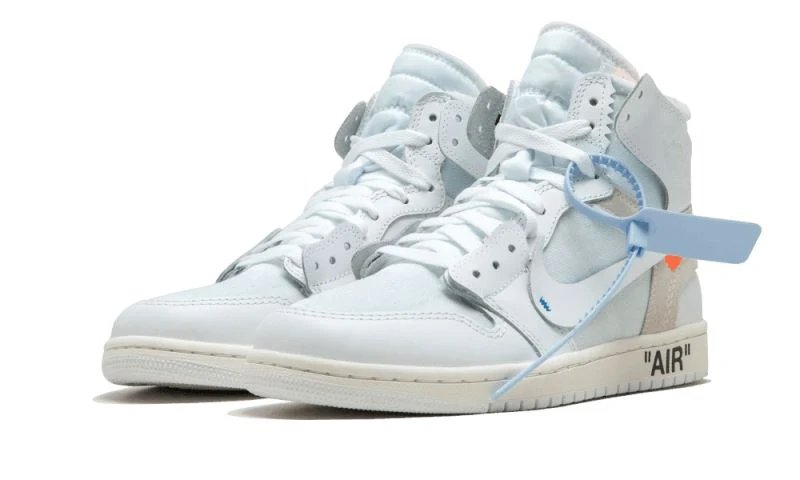 Air Jordan 1 Retro High Off-White NRG Beige / Black sneaker, foto 2