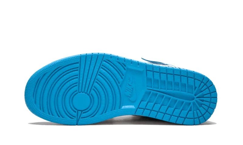 Air Jordan 1 Retro High Off-White University Blue Dark Powder Blue-Cone sneaker, foto 4
