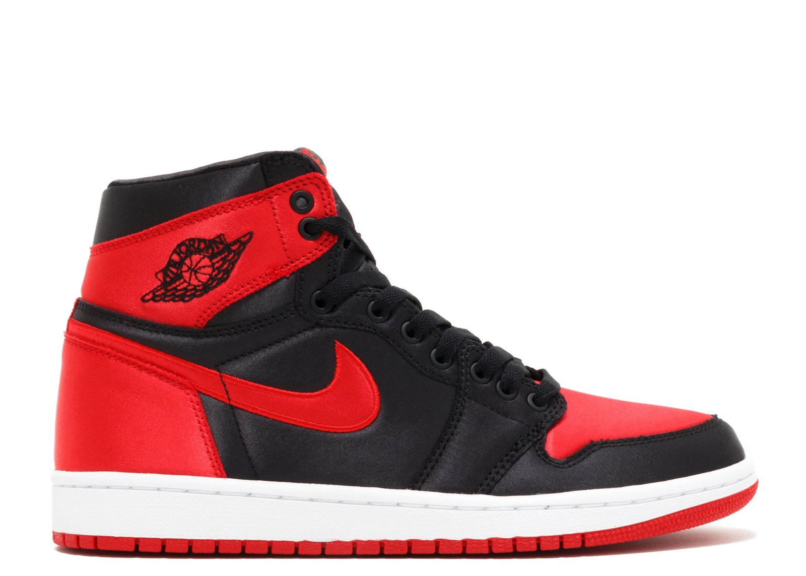 Air Jordan 1 Retro High Og Se "Satin Bred" Black / University Red-White sneaker