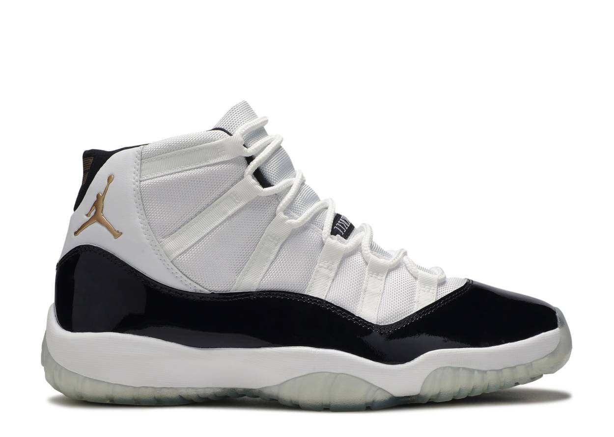 Air Jordan 11 Retro Dmp "Defining Moment" White / Metallic Gold sneaker