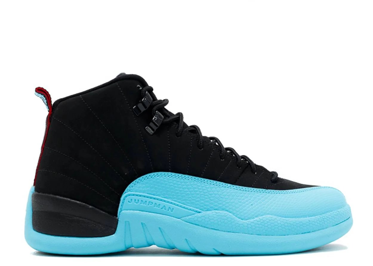 Air Jordan 12 "Gamma Blue" Black / Gym Red-Gamma Blue sneaker