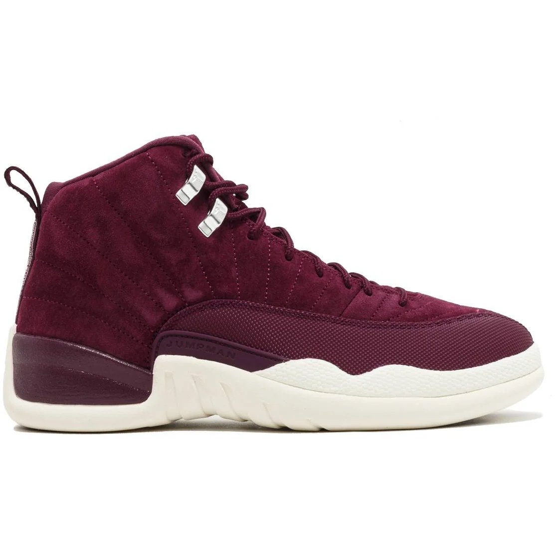 Air Jordan 12 Retro 'Bordeaux' (2017) Metallic Silver-White sneaker