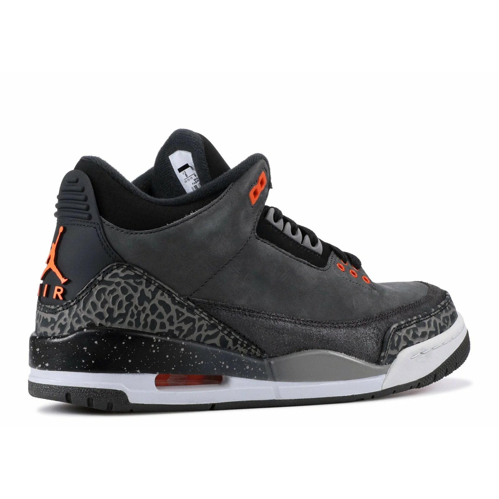Air Jordan 3 Retro 'Fear Pack' (2013) Night Stadium / Total Orange-Black sneaker, foto 3