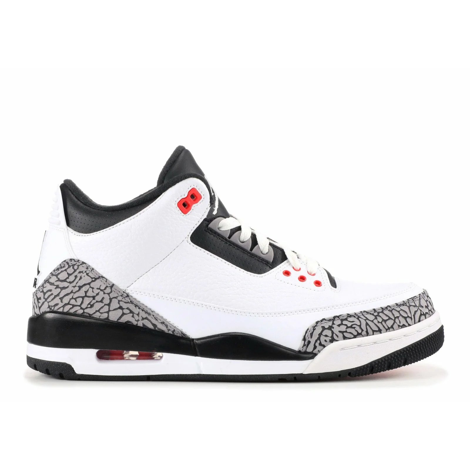 Air Jordan 3 Retro 'Infrared' White / Cement Grey-Infrared 23-Black sneaker