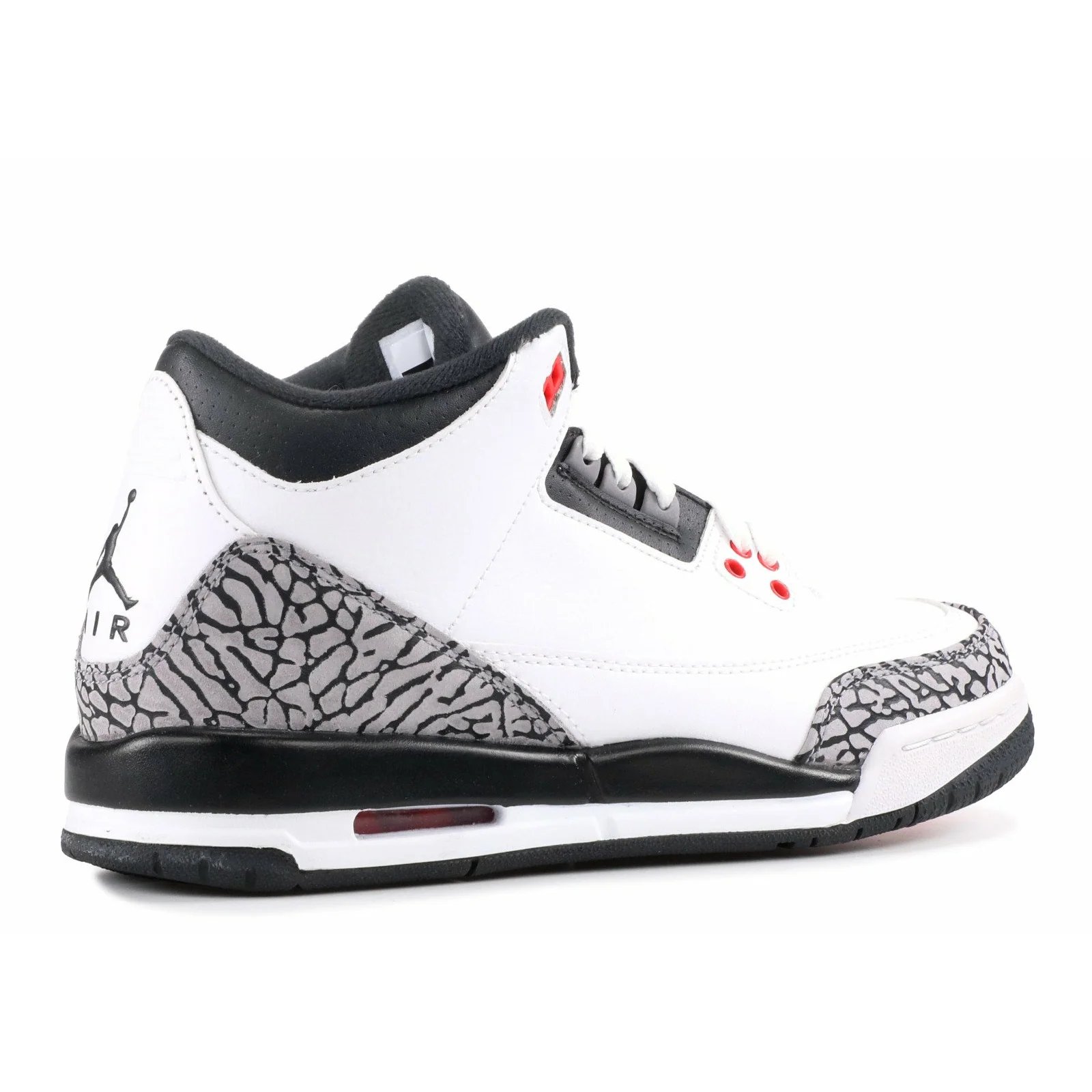 Air Jordan 3 Retro 'Infrared' White / Cement Grey-Infrared 23-Black sneaker, foto 3