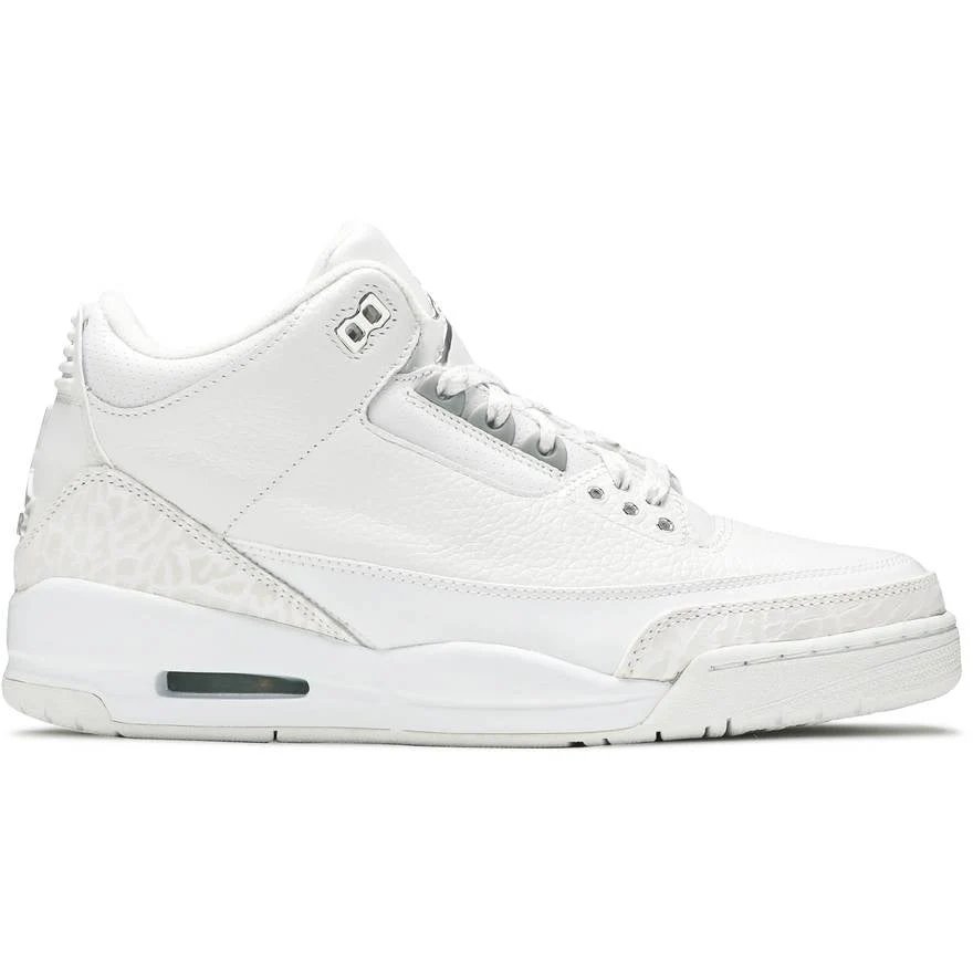 Air Jordan 3 Retro 'Pure Money' (2007) White / Metallic Silver sneaker