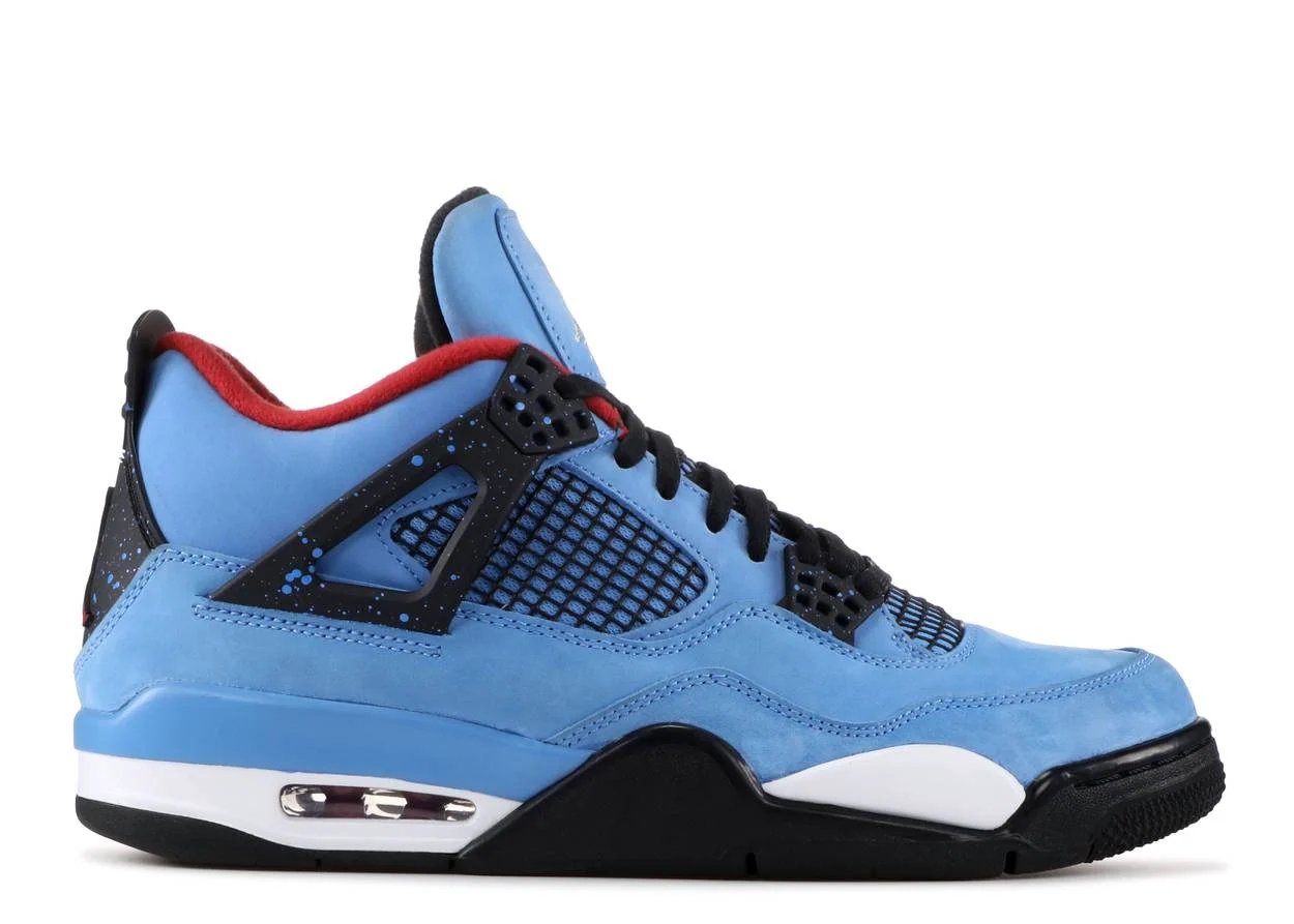 Air Jordan 4 "Cactus Jack" University Blue / Black sneaker