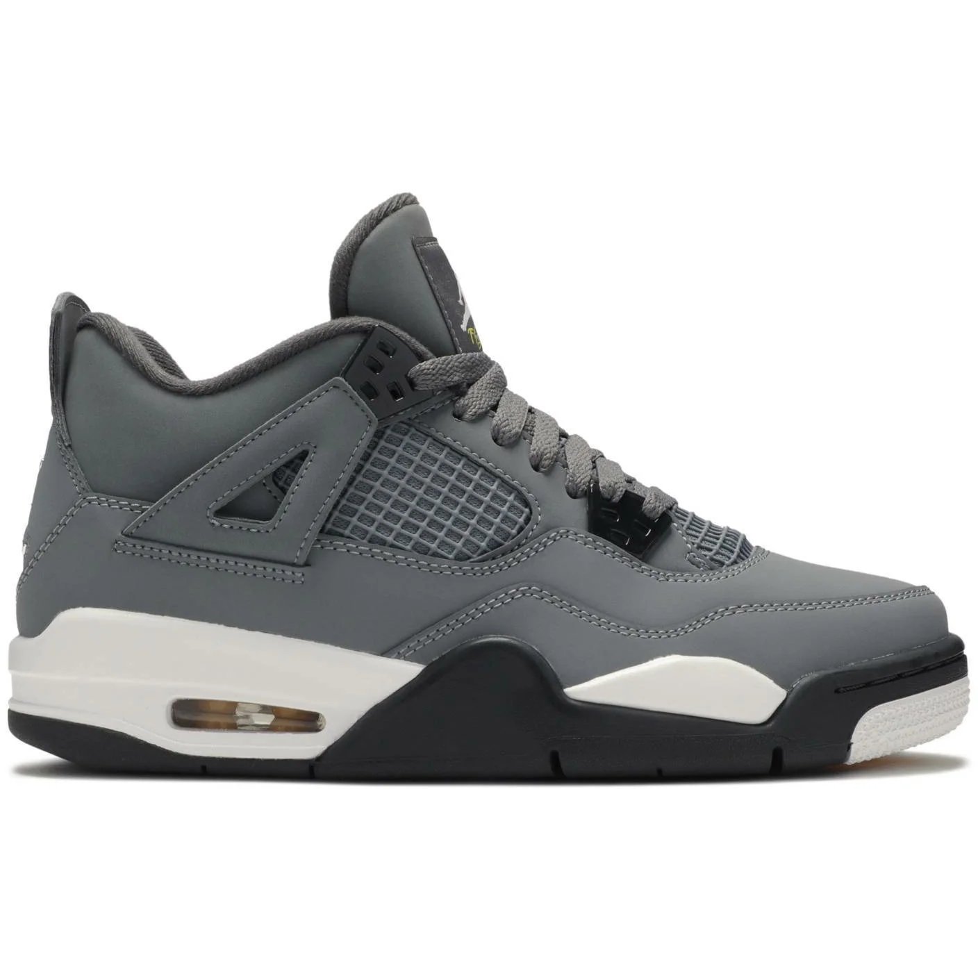 Air Jordan 4 Retro 'Cool Grey' (GS/Juniors) (2019) Chrome-Dark Chorcoal-Varsity Maize sneaker
