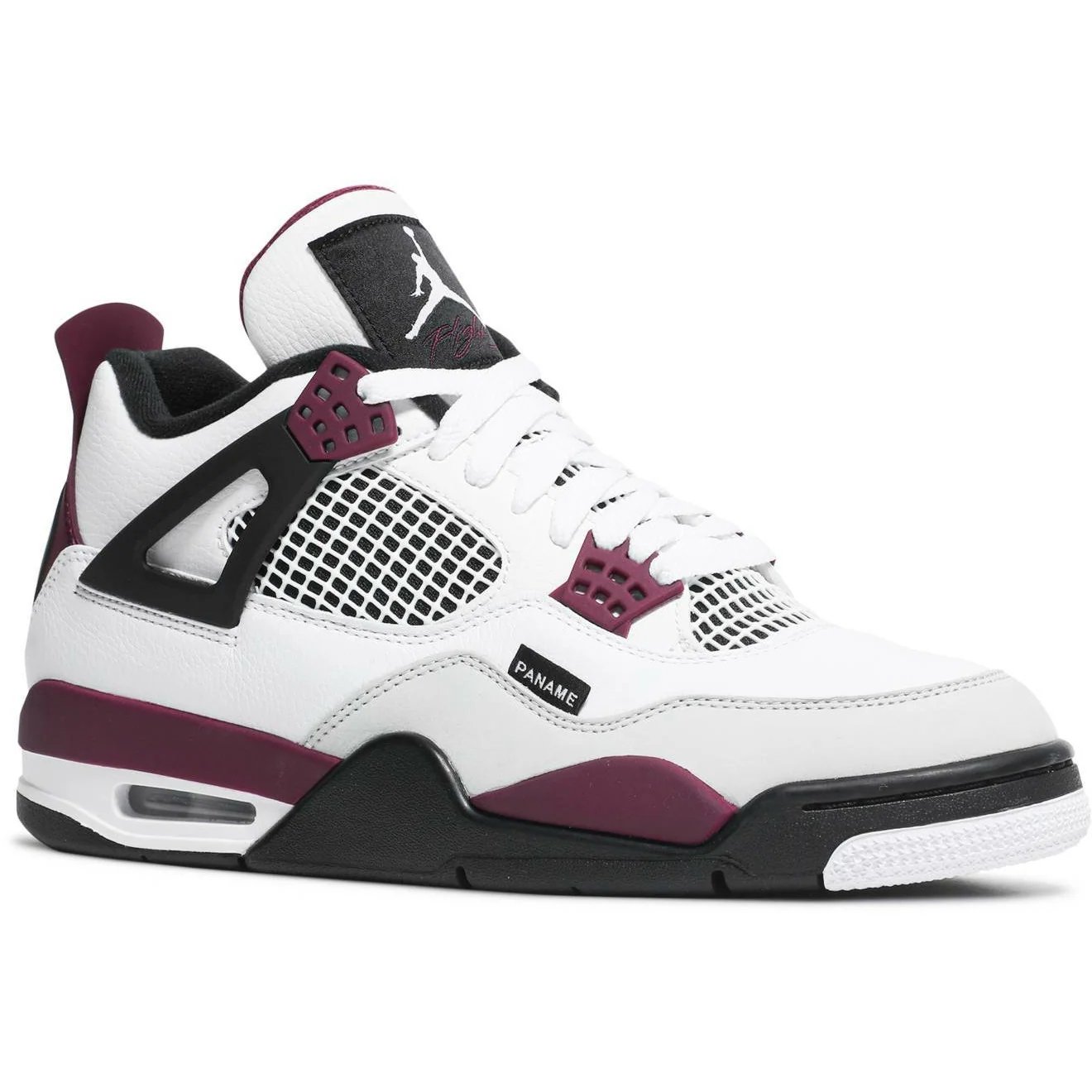 Air Jordan 4 Retro 'PSG / Paris Saint-Germain' (2020) White / Neutral Grey / Black / Bordeaux sneaker, foto 2