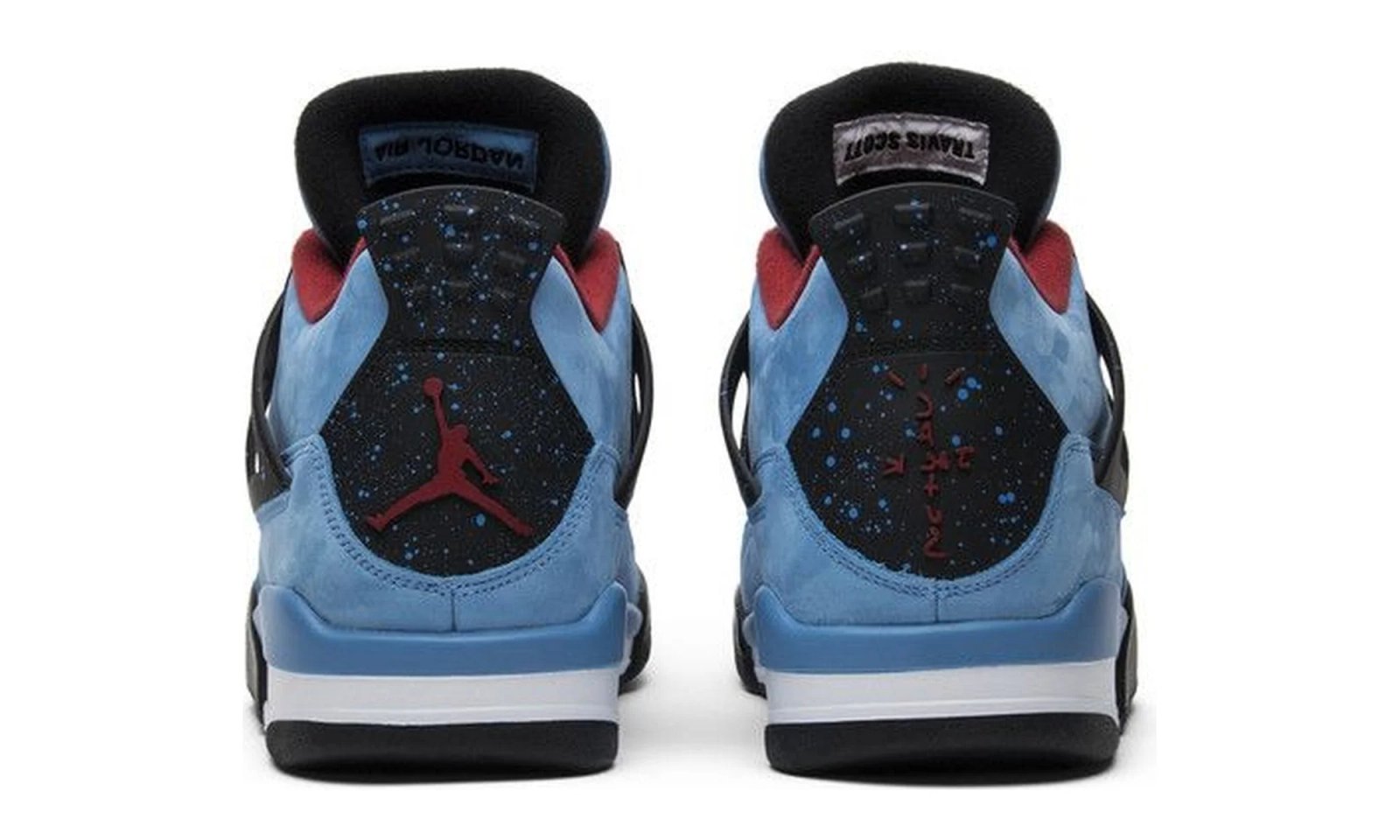 Air Jordan 4 Retro Travis Scott Cactus Jack University Blue / Black-Varsity Red sneaker, foto 3