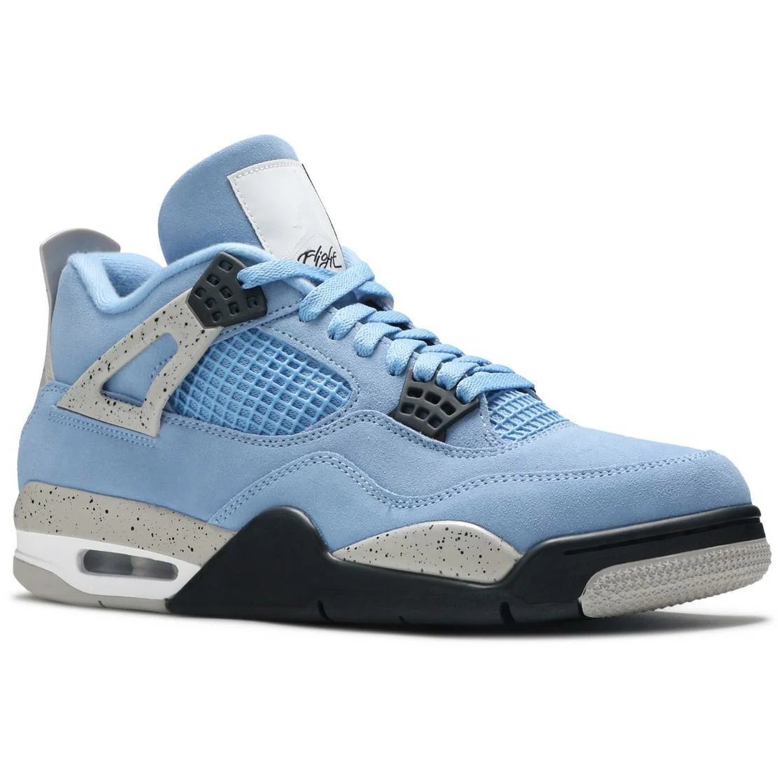 Air Jordan 4 Retro 'University Blue' (2021) Tech Grey / White / Black sneaker, foto 2