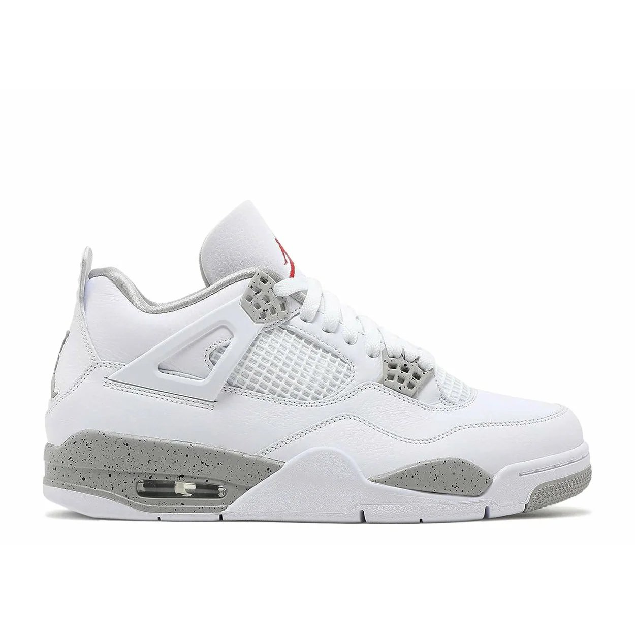 Air Jordan 4 Retro 'White Oreo' (2021) Fire Red-Tech Grey-Black sneaker