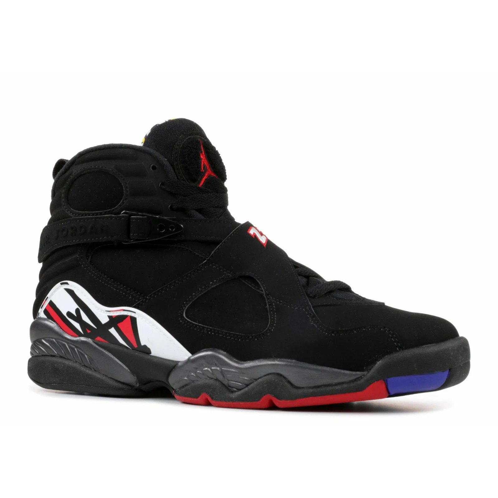 Air Jordan 8 Retro 'Playoffs' (2013) Black / True Red-White sneaker, foto 2