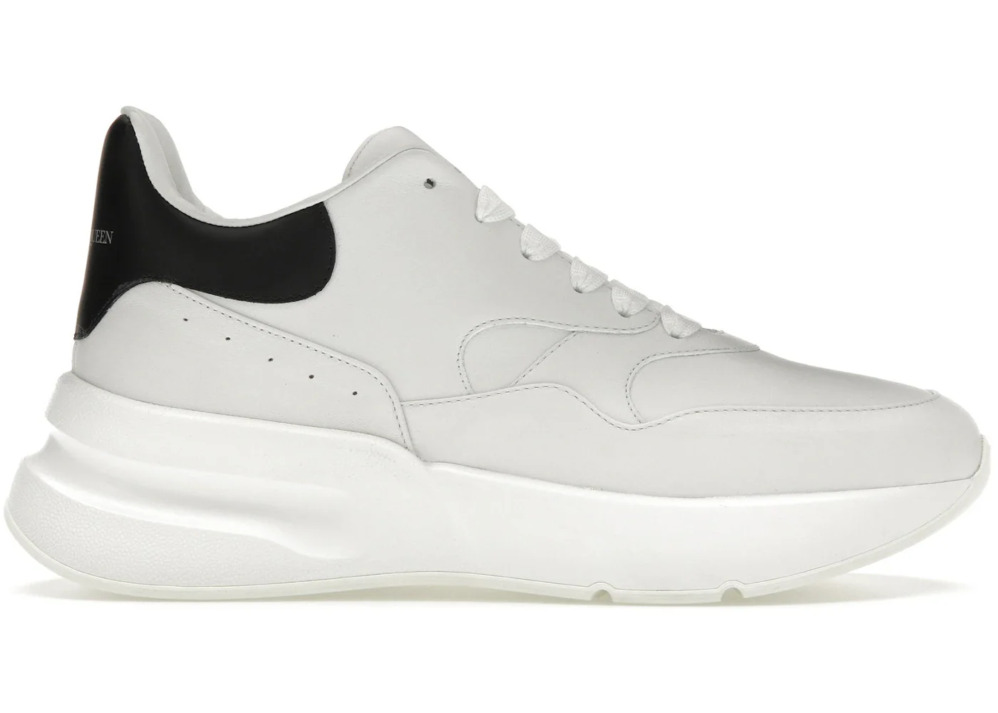 Alexander McQueen Oversized Runner Optic White Black sneaker