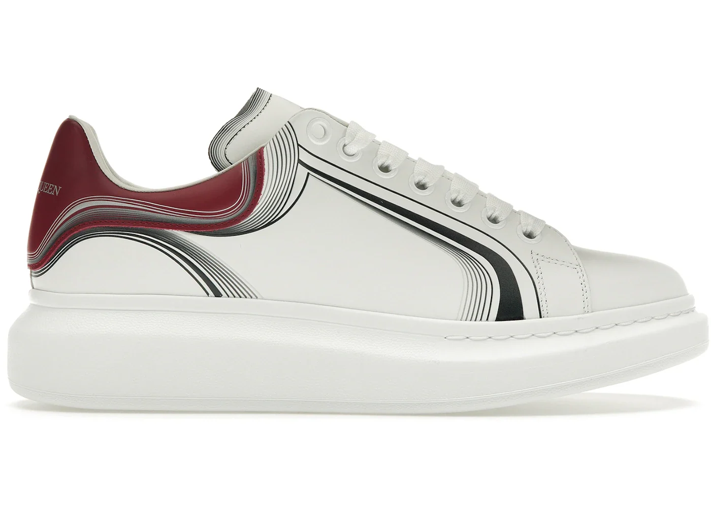 Alexander McQueen Oversized White Garnet sneaker