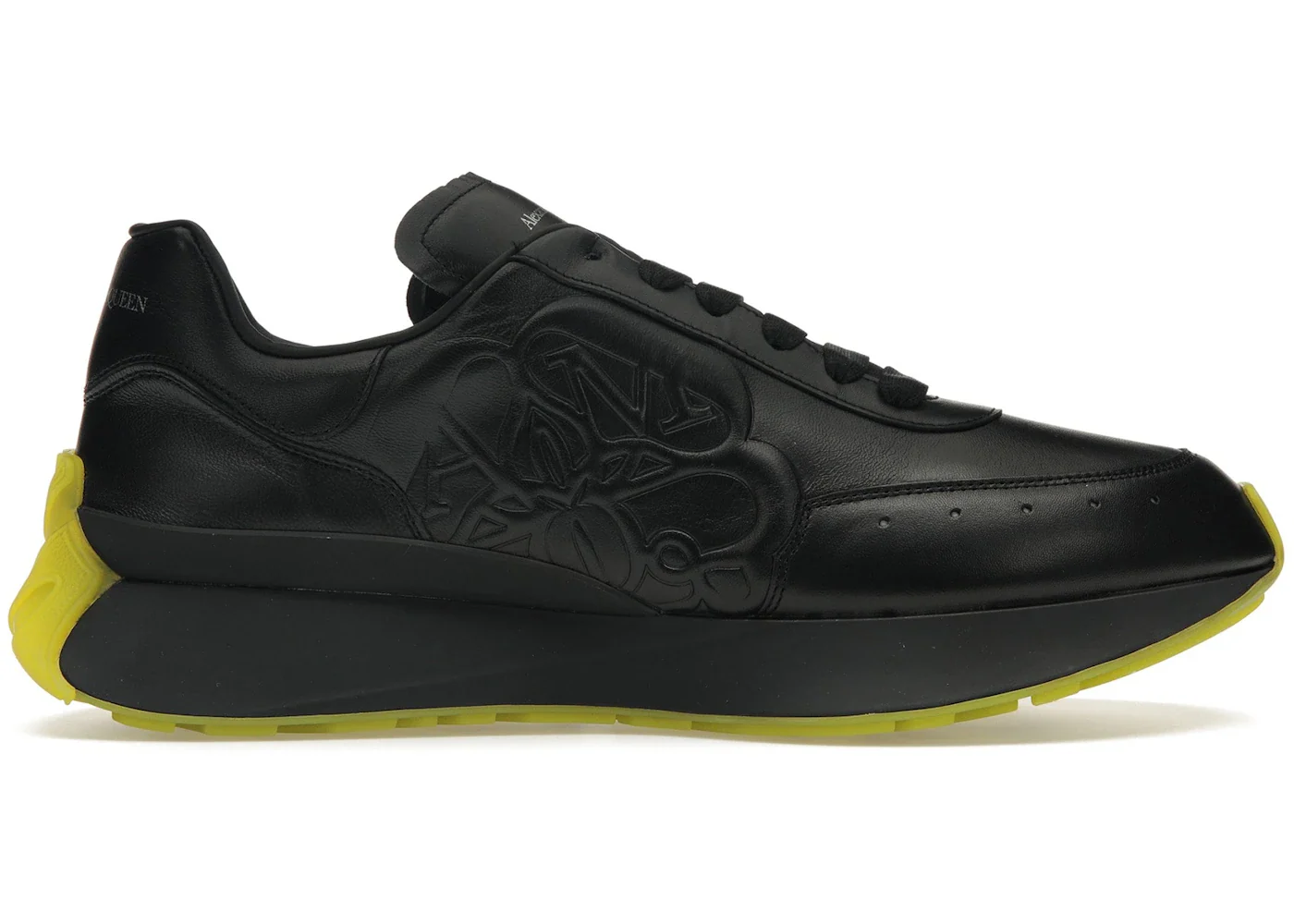 Alexander McQueen Sprint Runner Black Yellow sneaker