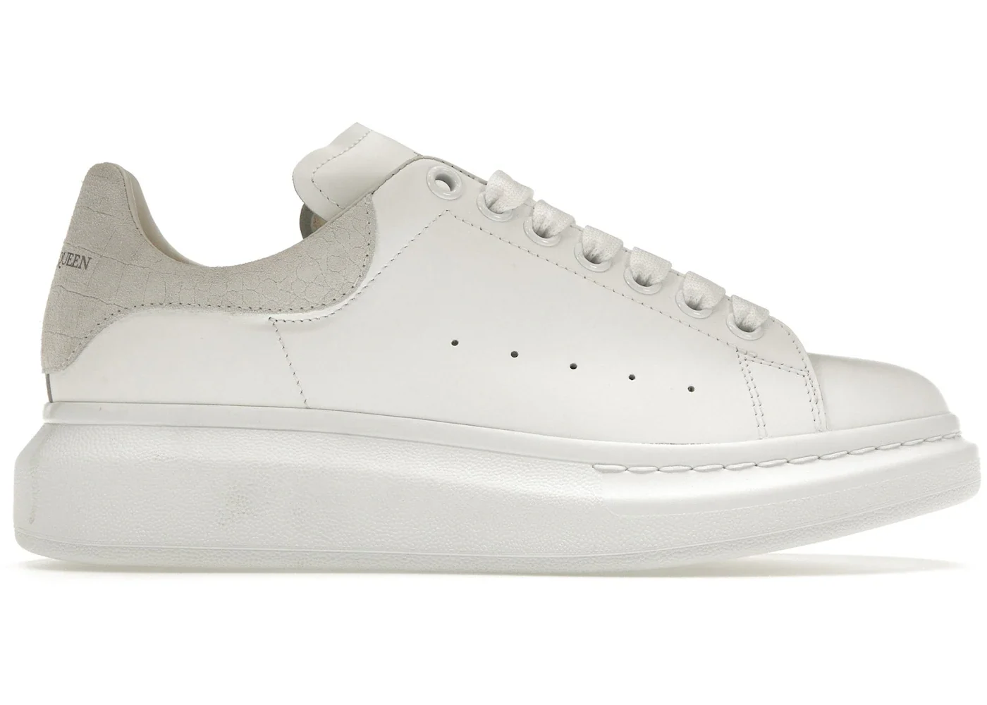 Alexander McQueen White Croc sneaker