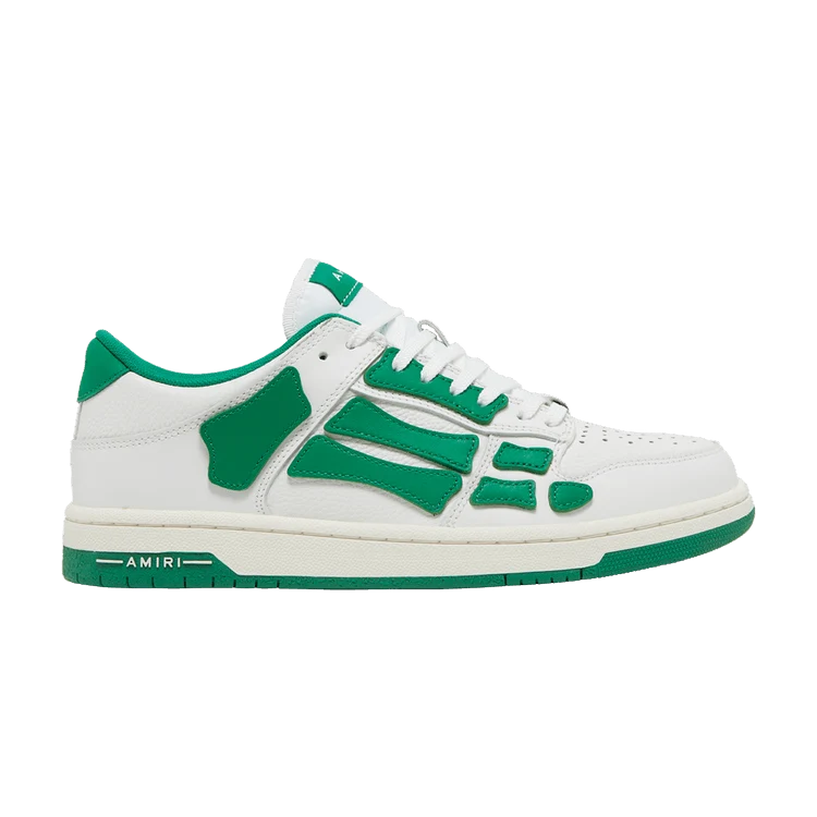 AMIRI Skel Top Low White Green sneaker
