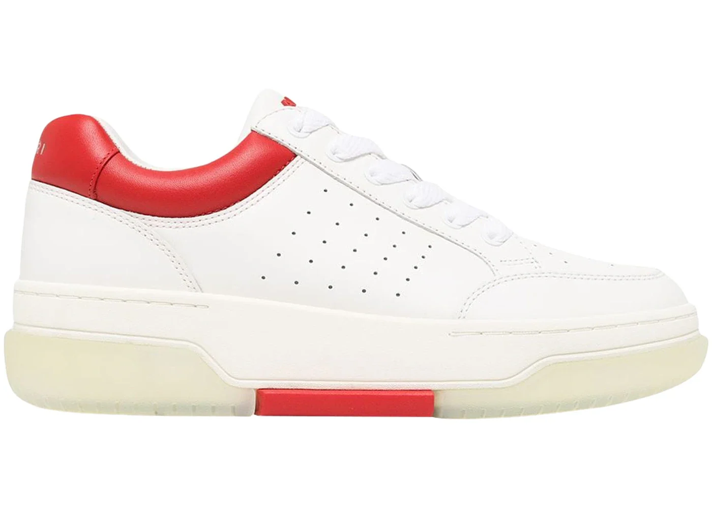 AMIRI Stadium Low White Red sneaker