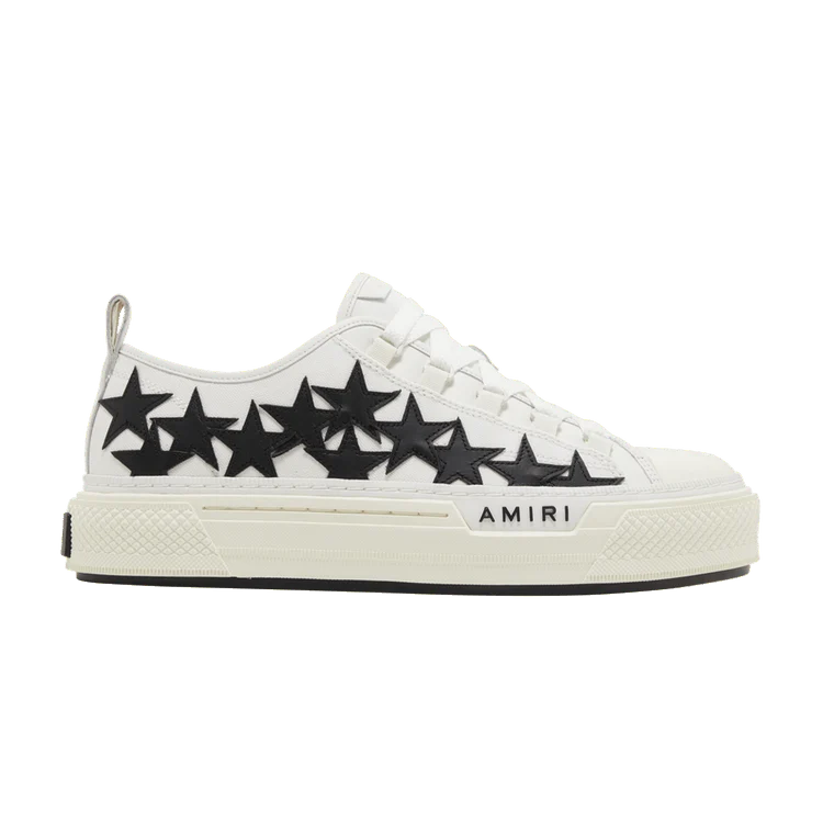AMIRI Stars Court Low White Black sneaker