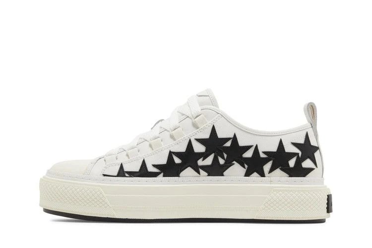 AMIRI Stars Court Low White Black sneaker, foto 3