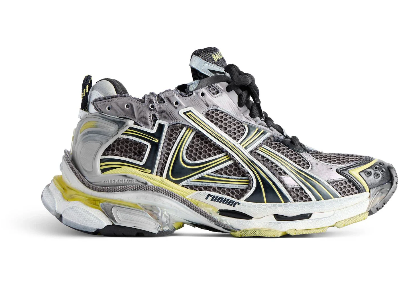 Balenciaga Runner Grey Yellow White sneaker