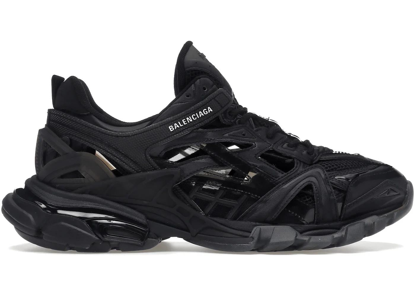 Balenciaga Track.2 Clear Sole Black sneaker