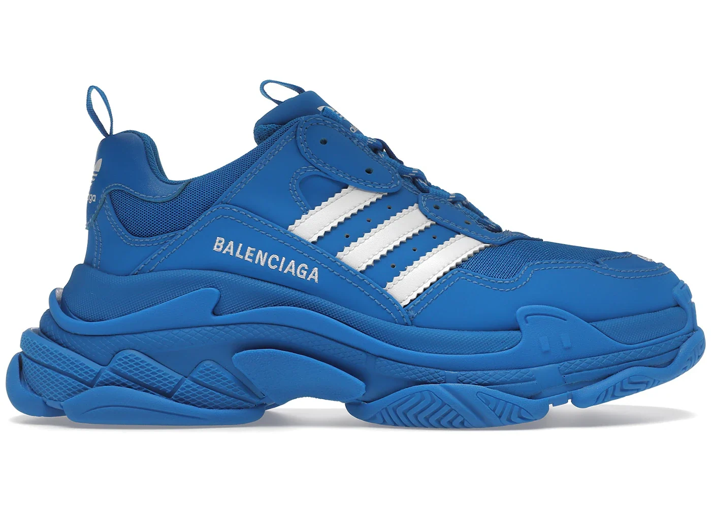 Balenciaga x adidas Triple S Blue White Footwear White sneaker
