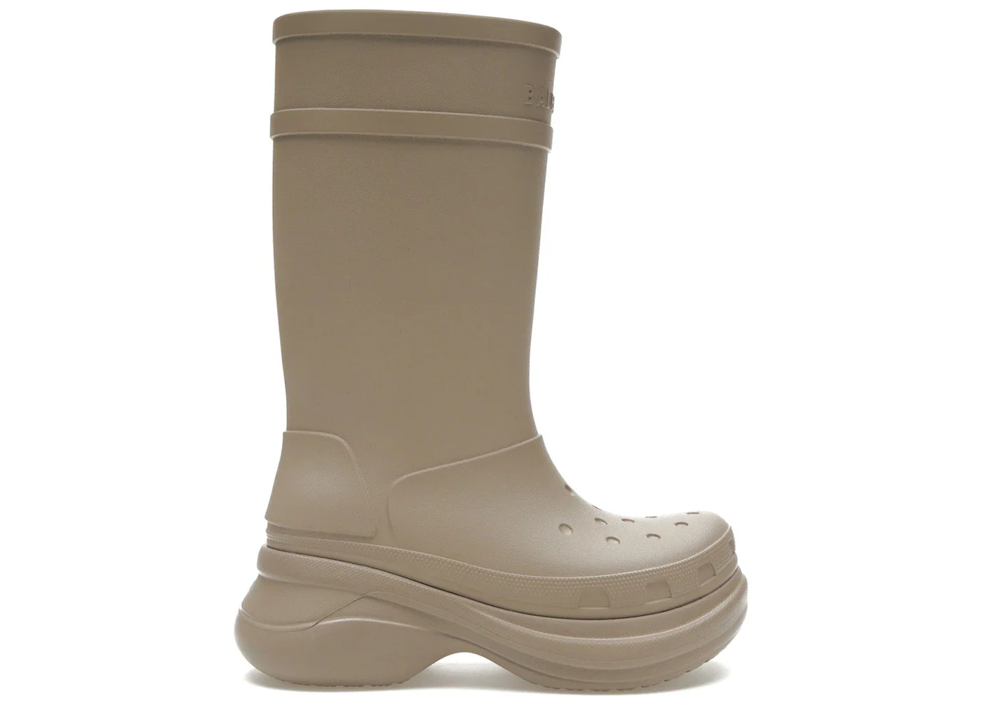 Balenciaga x Crocs Boot Beige Rubber sneaker
