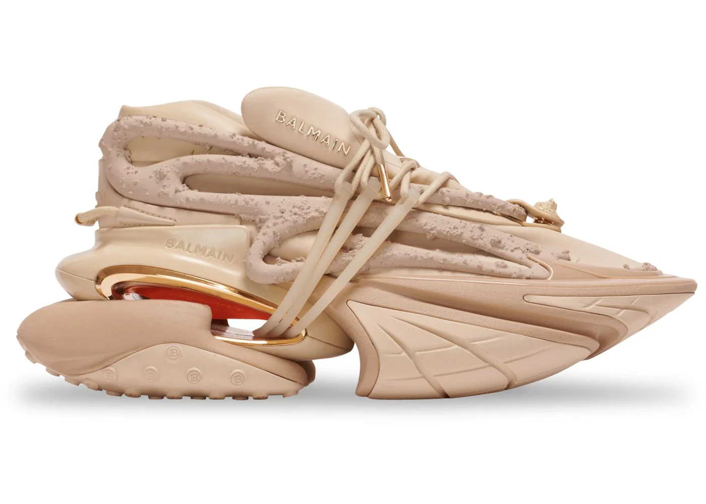 Balmain Unicorn Low-Top Beige sneaker