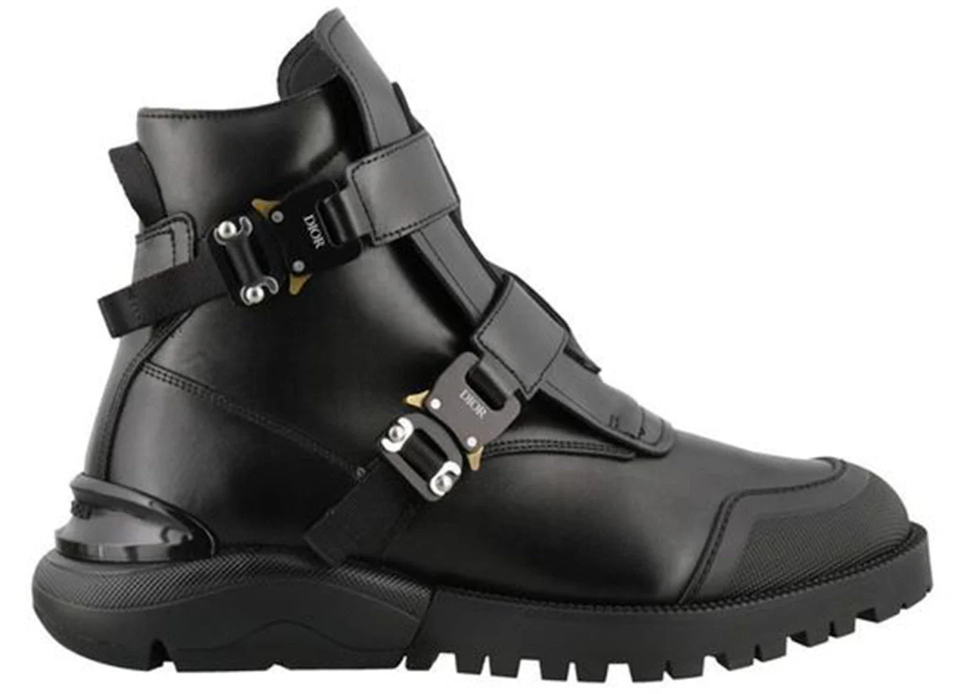 Dior Buckle Military Combat Boot Black sneaker