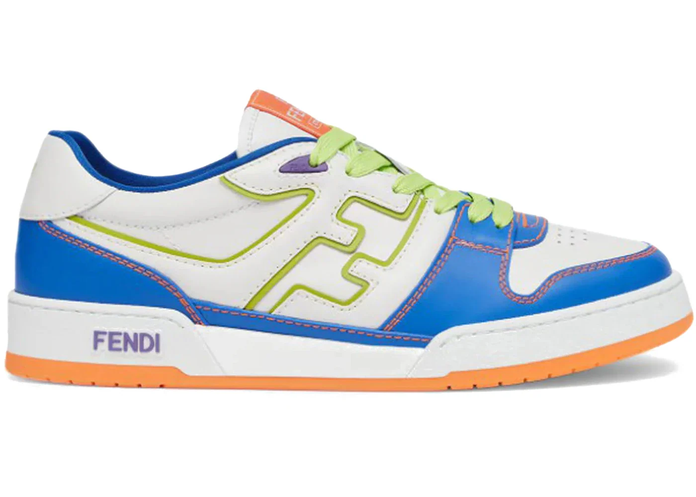 Fendi Match Blue Orange Wasabi sneaker