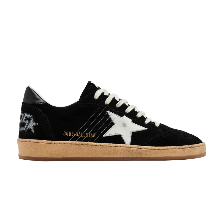 Golden Goose Ball Star Black White