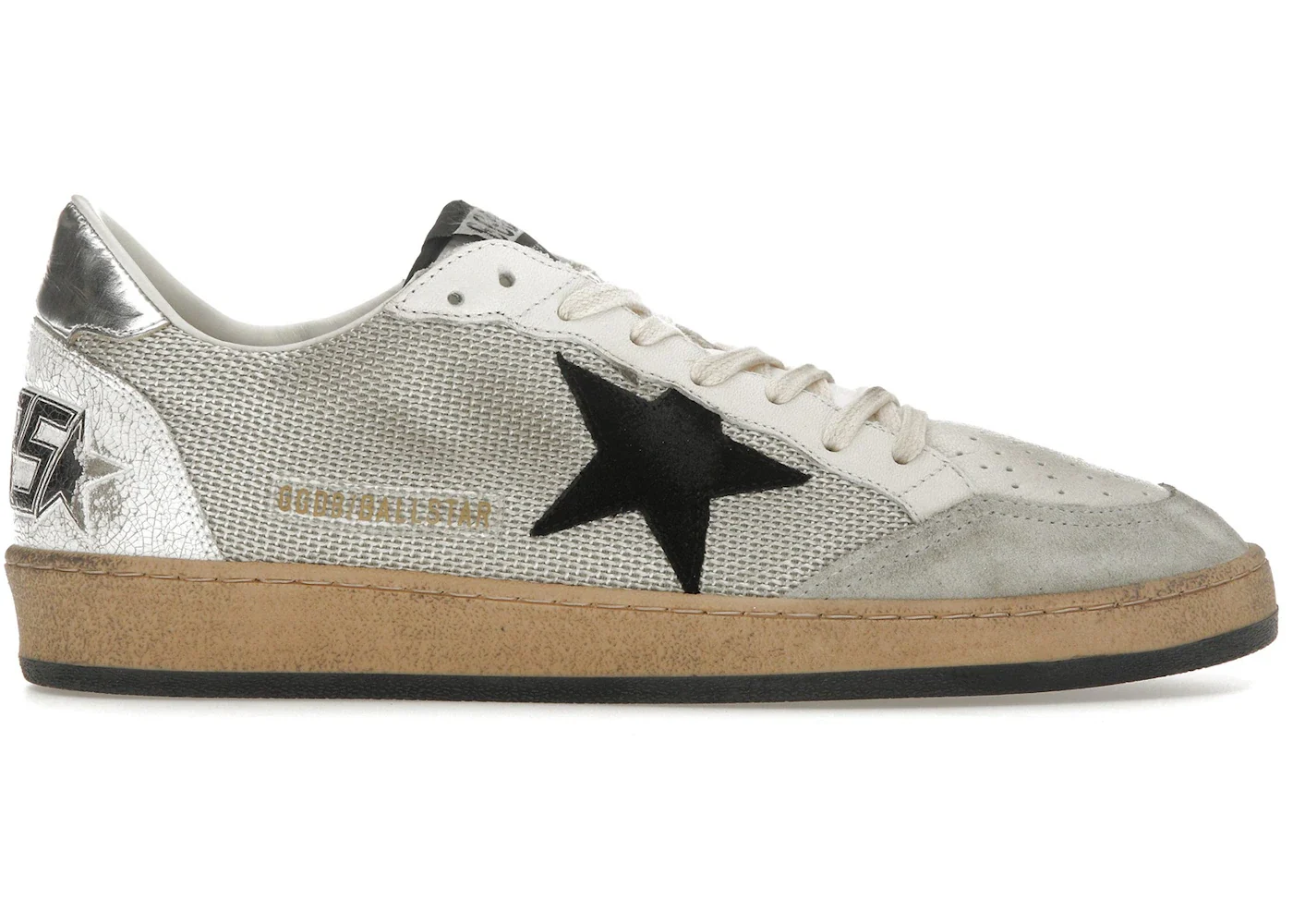 Golden Goose Ball Star Light Silver Black sneaker