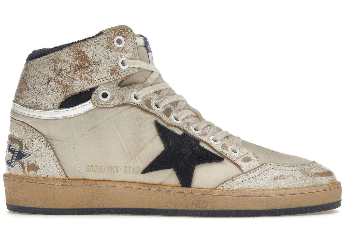 Golden Goose Sky-Star White Dark Blue sneaker
