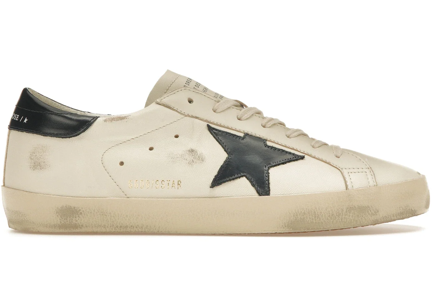 Golden Goose Super-Star Beige Night Blue sneaker