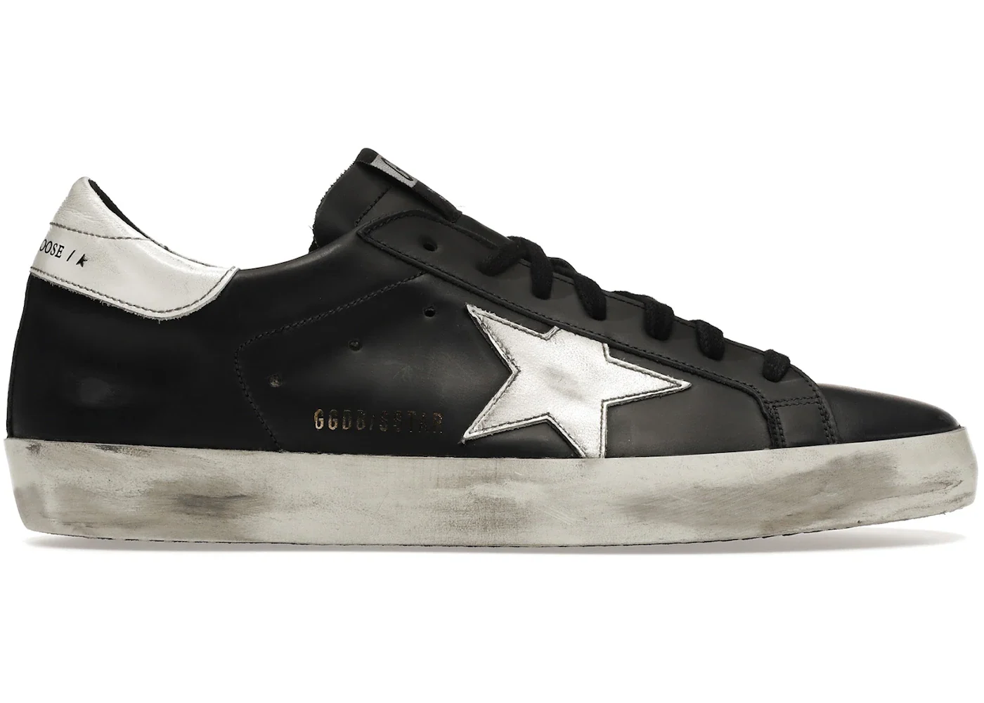 Golden Goose Super-Star Black White Leather sneaker