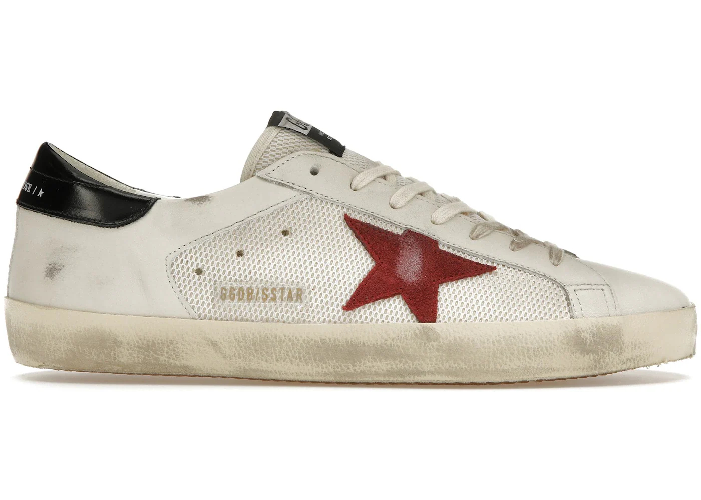 Golden Goose Super-Star White Red Black sneaker