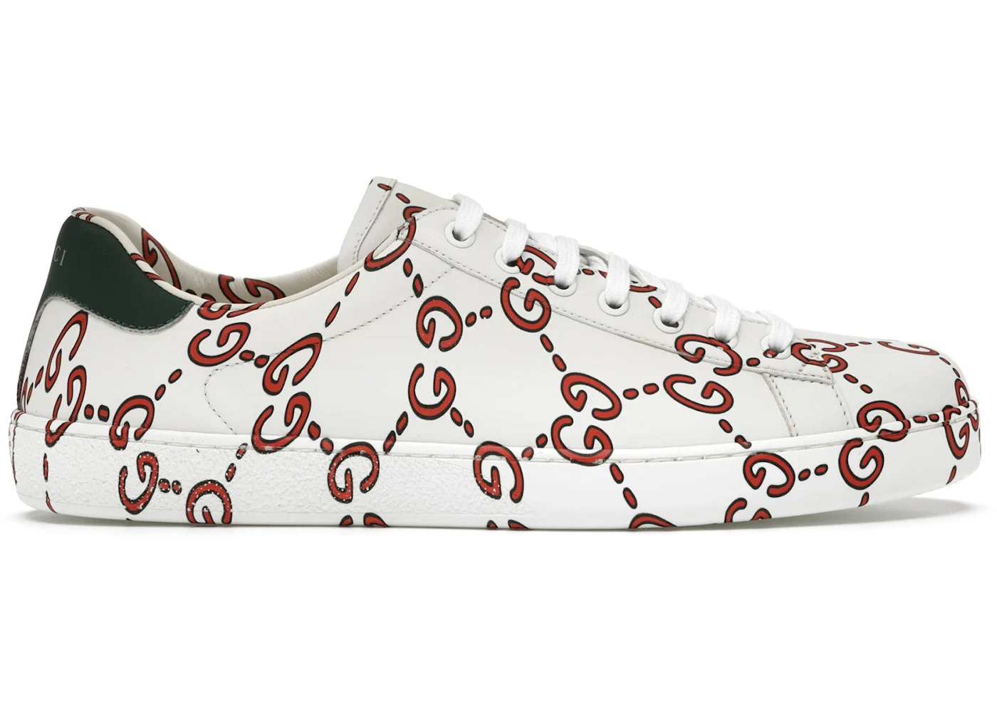 Gucci Ace GG Motif White / Red sneaker