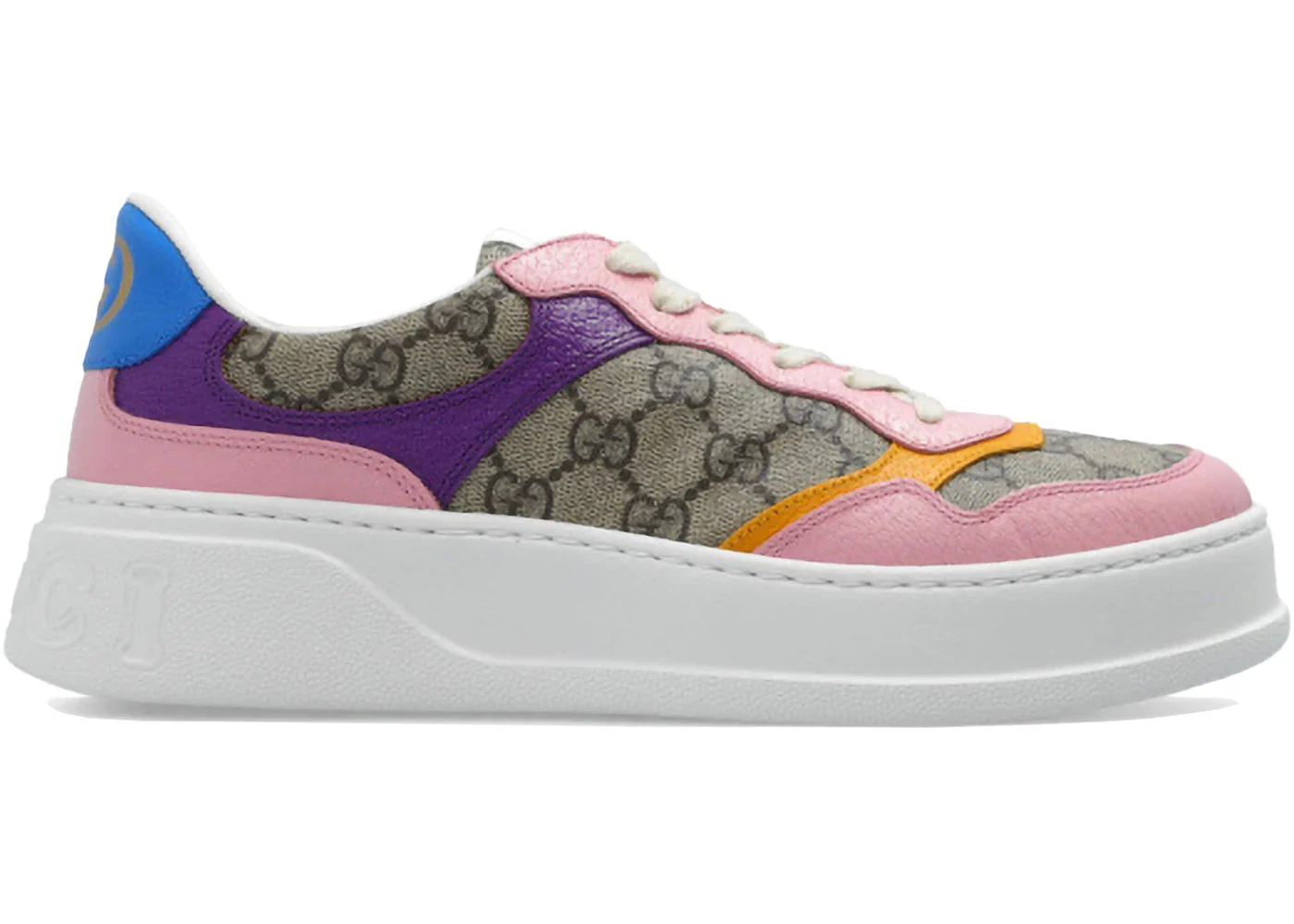 Gucci GG Sneaker Beige Multi Monogram (da donna) Ebony sneaker