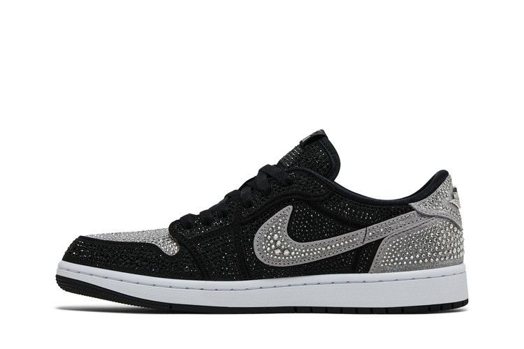 Jordan 1 Retro Low OG Swarovski Stealth (da donna) sneaker, foto 3